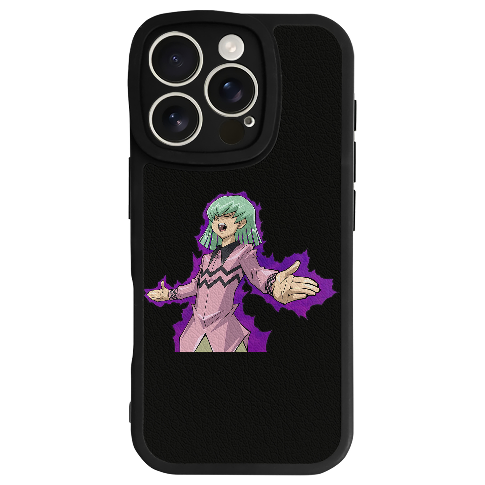 遊☆戯☆王 Yu-Gi-Oh! 【iPhone 16シリーズ対応】シリコンスマホケース（レザー調） 材質：シリコン